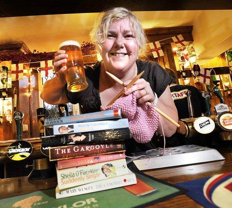 A village pub has put itself at the heart of the community with its own library, coffee mornings and even knitting lessons. 

