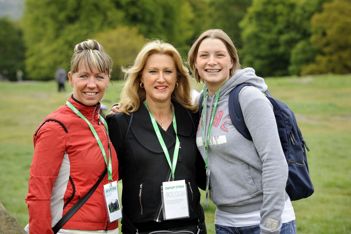 Helen Marles, Karen Goldthorpe and Samantha Johnson from Holybrook School, Greengates