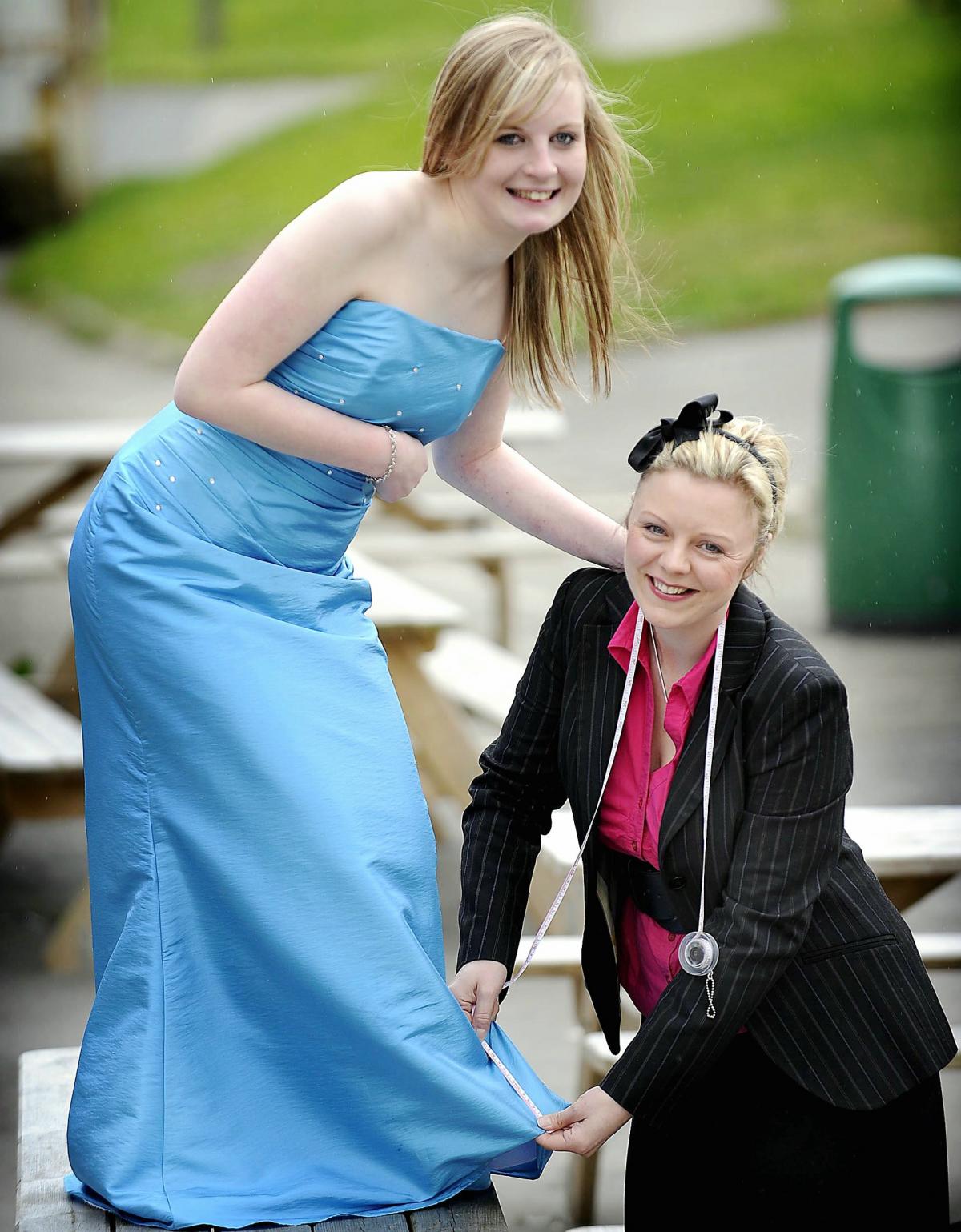 Lauren Adamson will go to the school prom – and in style after winning a fancy frock in a competition. 
