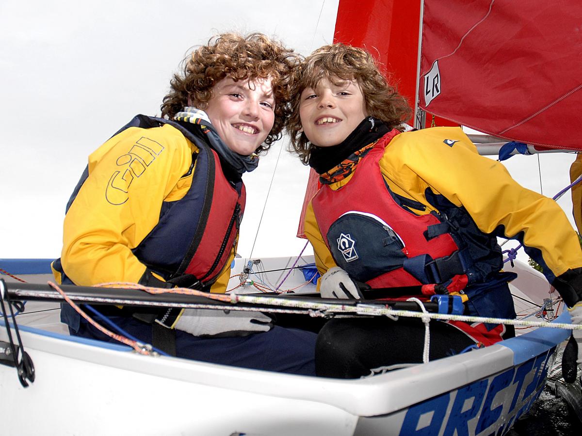 Keen sailors Matthew and Benjamin Robinson have been called up to the junior zone squad – the first rung on the ladder to the Olympic squad. 