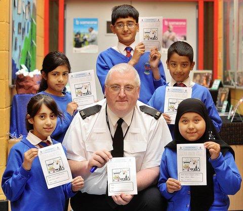 Pupils at a Bradford primary school were given a lesson on the dangers of substance misuse and the laws about drugs as part of National Tackling Drugs Week. 