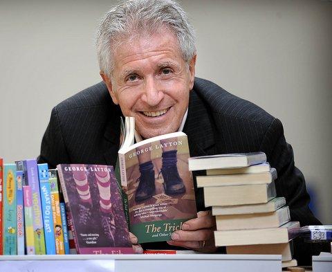 Bradford-born actor and author George Layton took the opportunity to inspect the £1.5 million refurbishment of Manningham Library during a visit to his home city. 