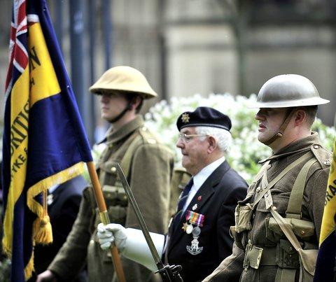 A poignant chime of bells today announced a ceremony remembering Bradford’s brave sons who died at the Battle of the Somme 93 years ago. 