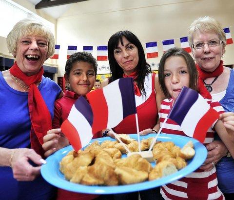 There was a French invasion at St Paul’s Primary School, in Wibsey as pupils got a taset of life in France.