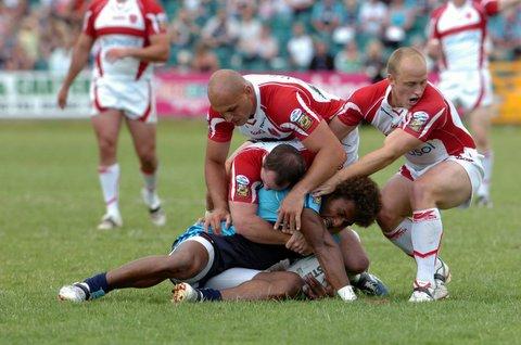 Match pictures from Bulls' game against Hull KR