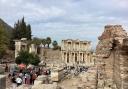 The ancient city of Ephesus - a highlight of Chris’s tour. Images: Chris Hutchinson