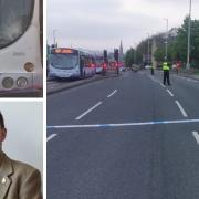 Edward Hallett helped an injured girl following a bus crash on Manchester Road