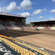Work began on the Valley Parade pitch 10 days ago