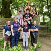 The 68th Bradford Scout Group completed the Aire Valley Scouts' Baht 'At Walk on Sunday