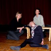 SUSPENSE: The cast of Snake in the Grass at Bingley Little Theatre