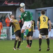 Action from Bradford (Park Avenue's) 2-2 draw with Southport. Picture: Alex Daniel Photography
