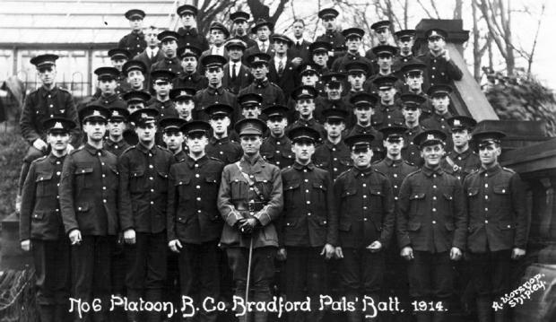 Bradford Telegraph and Argus: Bradford Pals, whose names are on the Roll of Honour 