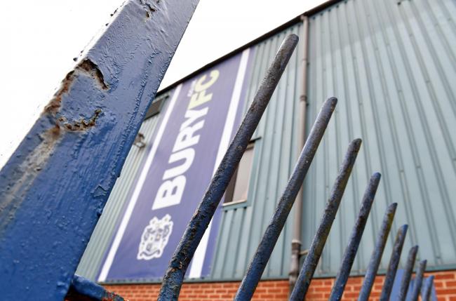 Rusty gates at Gigg Lane where Bury have been expelled from the Football League    Picture: Dave Howarth/PA Wire