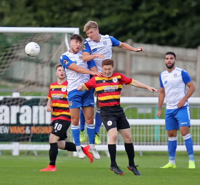 Avenue's young team have struggled at times this season, including in this 5-0 defeat to Guiseley at the start of last month Picture: Alex Daniel