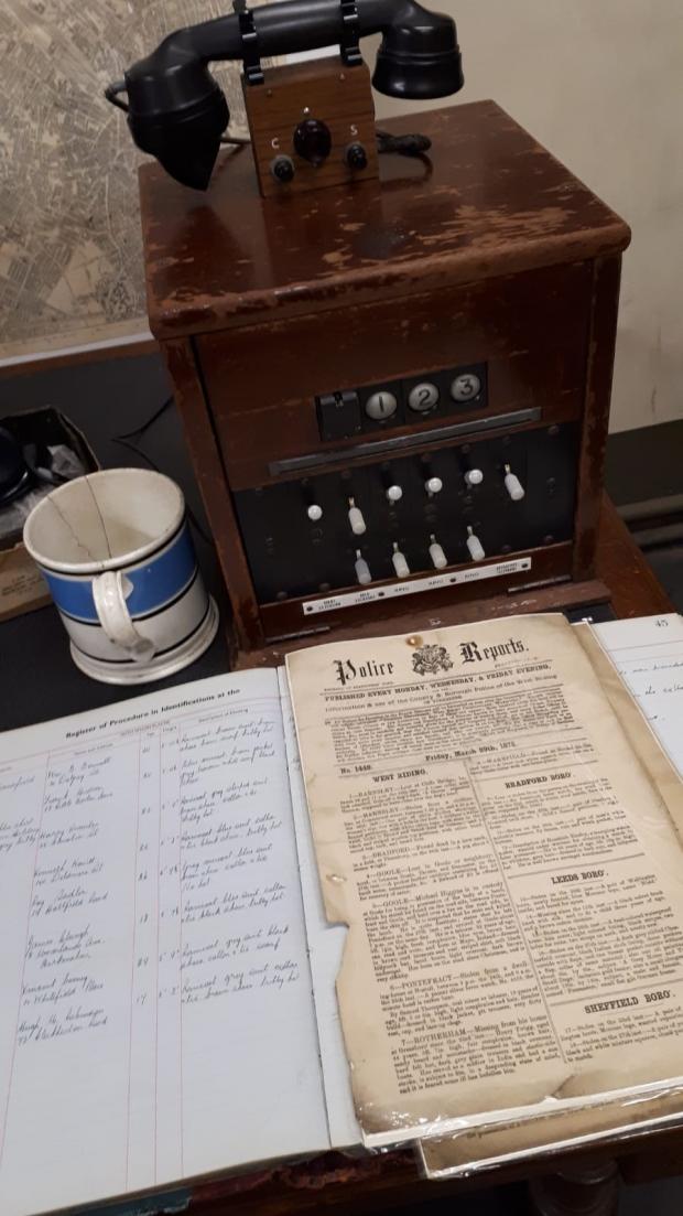 Bradford Telegraph and Argus: The museum has old police equipment on display