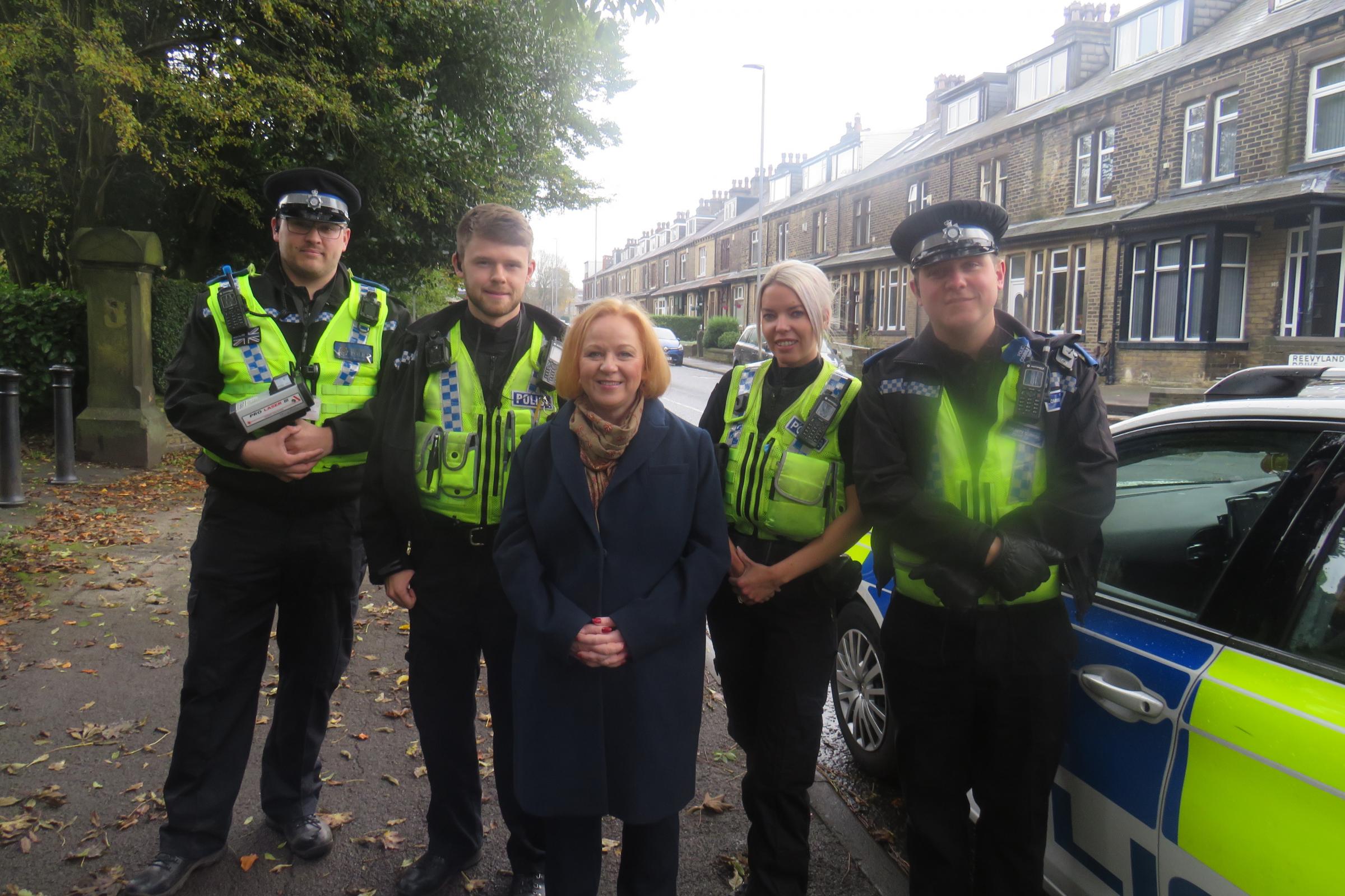 MP Judith Cummins on the beat with Bradford South police