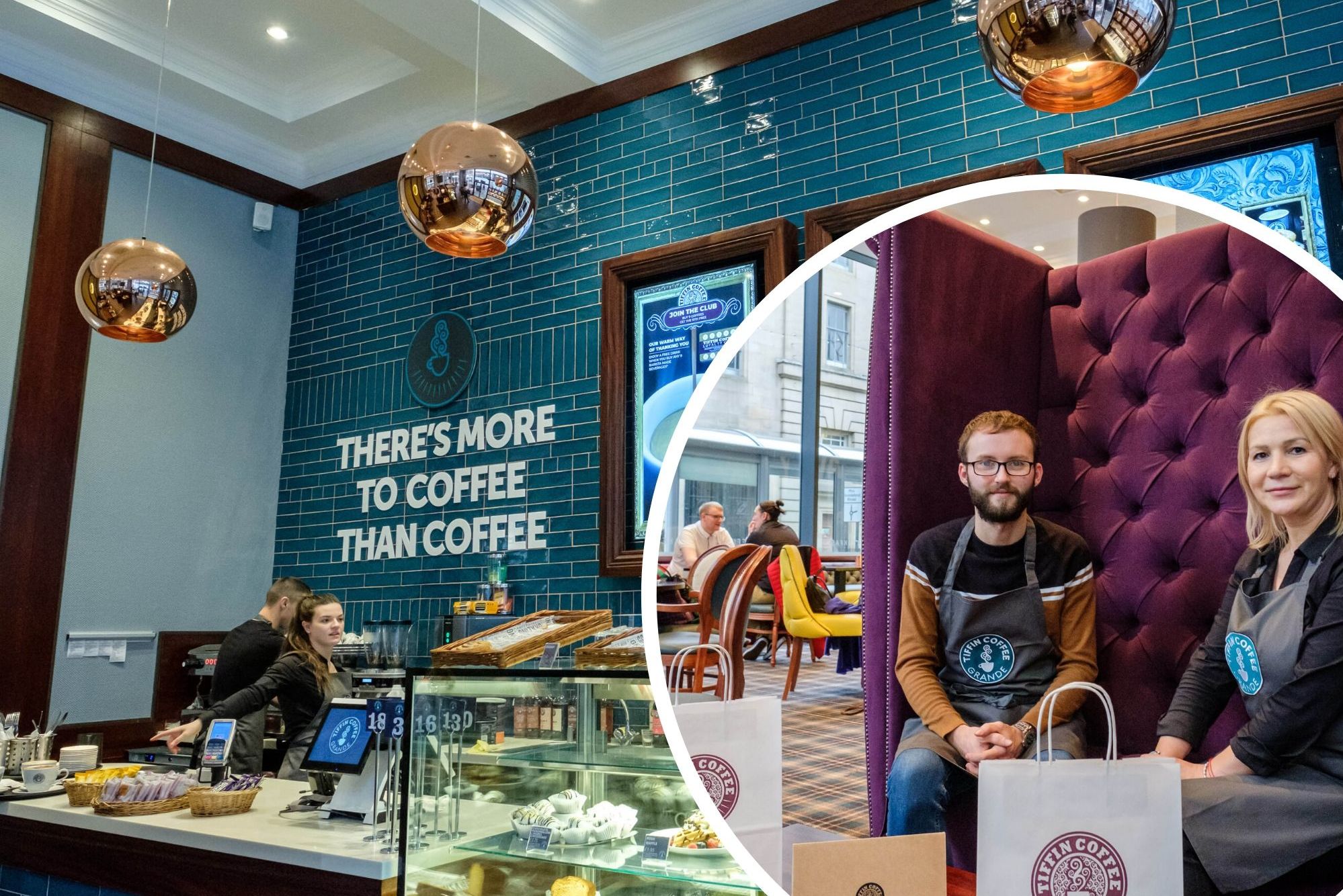 Take a look inside Bradford's newest spot Tiffin Coffee Grande