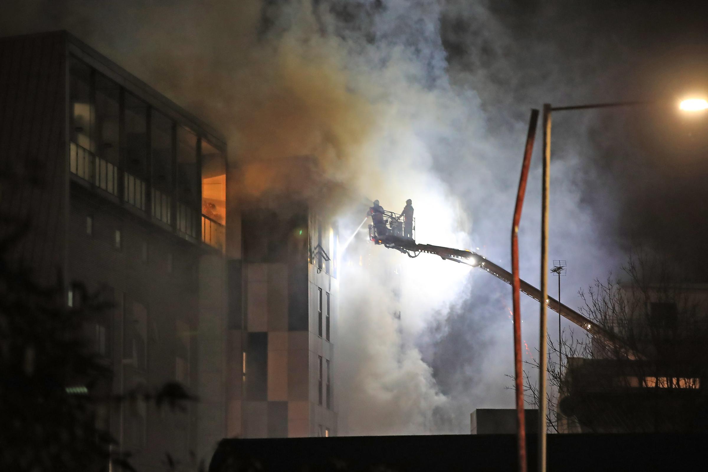 Student flats fire cladding in West Yorkshire high rises