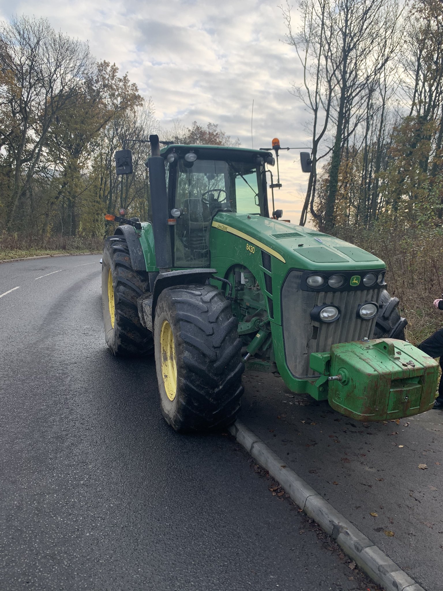 Stolen tractor worth £85,000 recovered by police in 24 hours