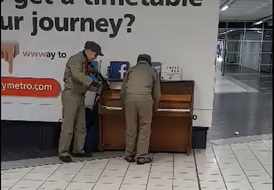 Watch as musicians charm commuters at Bradford Interchange