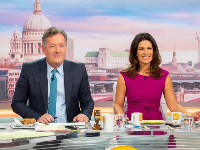 Piers Morgan shocked after Susanna Reid makes confession on Good Morning Britain. Picture: ITV