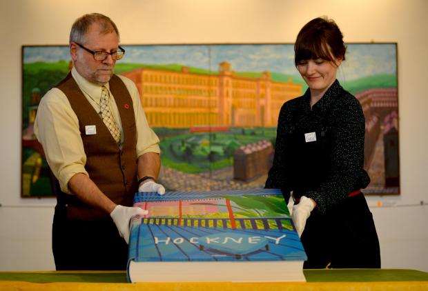 Bradford Telegraph and Argus: The 600-page Hockney bigger book which went on display at Salts Mill from 2016