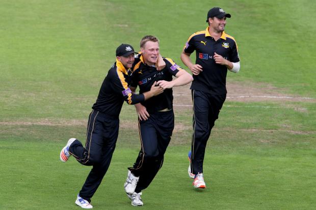 Matthew Waite (centre) in action for Yorkshire in a cup semi-final at Headingley. Picture: Richard Sellers/PA Wire.