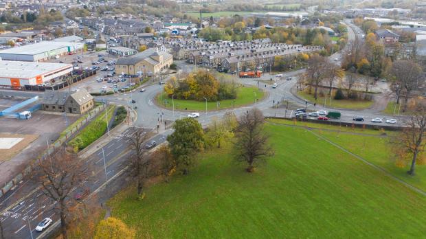Bradford Telegraph and Argus: The Victoria Park roundabout