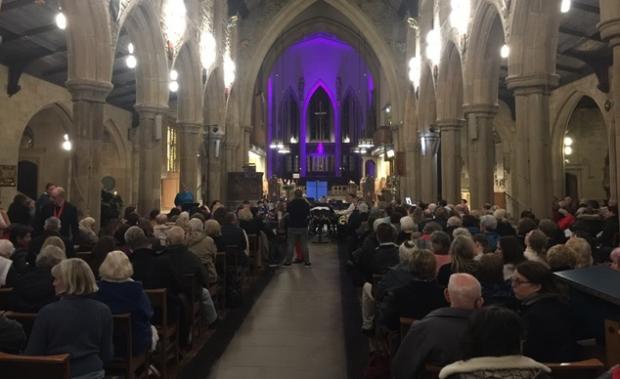 Bradford Telegraph and Argus: The NHS Carol Concert at Bradford Cathedral in 2018. This year’s service will be streamed live online. Picture: Rach McCafferty)