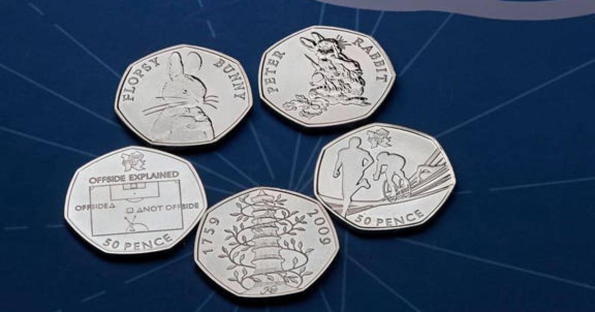 Royal Mint reveals its 10 rarest 50p coins in circulation