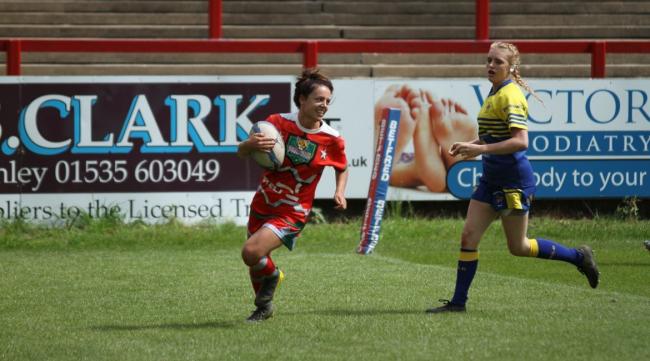 Action from a game at Cougar Park involving the Keighley Cougars Ladies in June this year. Picture: Jonny Tomes-Green.