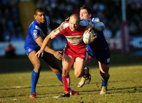 Michael Dobson of Hull KR pictured in action against St Helens last month