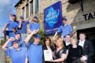 The Bizzie Lizzie’s team receive their award for the quality of their food
