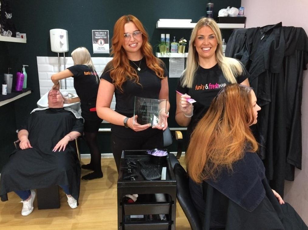 Idle hairdressers Funky and Fresh win T&A Best Hair Salon | Bradford  Telegraph and Argus