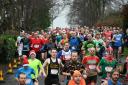 Action from this year's Chevin Chase, where participants even got into festive costume. Picture: Richard Leach