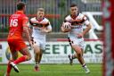 Former Bradford Bulls player Vila Halafihi, right, is poised to come up against his old club for Hunslet on Sunday