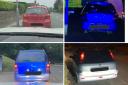 Four cars that were stopped in Shipley