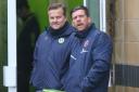 FGR head coach Mark Cooper  and Darrell Clarke Pic: Shane Healey/ Pro Sports Images