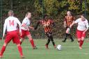 City in action during their 6-0 win over Ripon on last year's Women's Football Weekend Picture: Alex Daniel