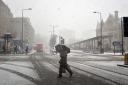 A snowy Bradford city centre