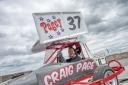 Bradford driver Craig Page with his stock car. Picture: Ian Bannister