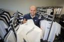 Mac Rai of clothing brand Aristocrat London which has relocated to Sunny Bank Mills in Farsley