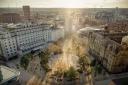 An artist's impression of the planned Leeds City Square