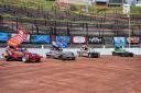 Stock cars are getting prepared for a new racing surface at Odsal. Picture: Ian Bannister.