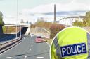 The police chase began on the Bingley Bypass
