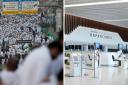 Pilgrims had been looking to go on the first Hajj since the pandemic restrictions were lifted for foreign travellers. (Pictures PA/Manchester Airport)