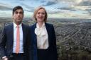 Picture shows Rishi Sunak and Liz Truss, front, and a view of Bradford district captured by T&A Camera Club member Simon Paul Sugden. Pictures: PA and Simon Paul Sugden