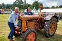 Winner of the un-restored vintage tractor class, needed a helping crank to get it out of the main arena
