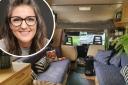 Designer Nicky Cash and her stylish vintage van transformed into a cosy home.