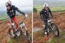 From left, Alfie Lampkin and his father Dougie Lampkin in action at Bradford & District Motor Club’s annual Eric S Myers Trophy Trial event